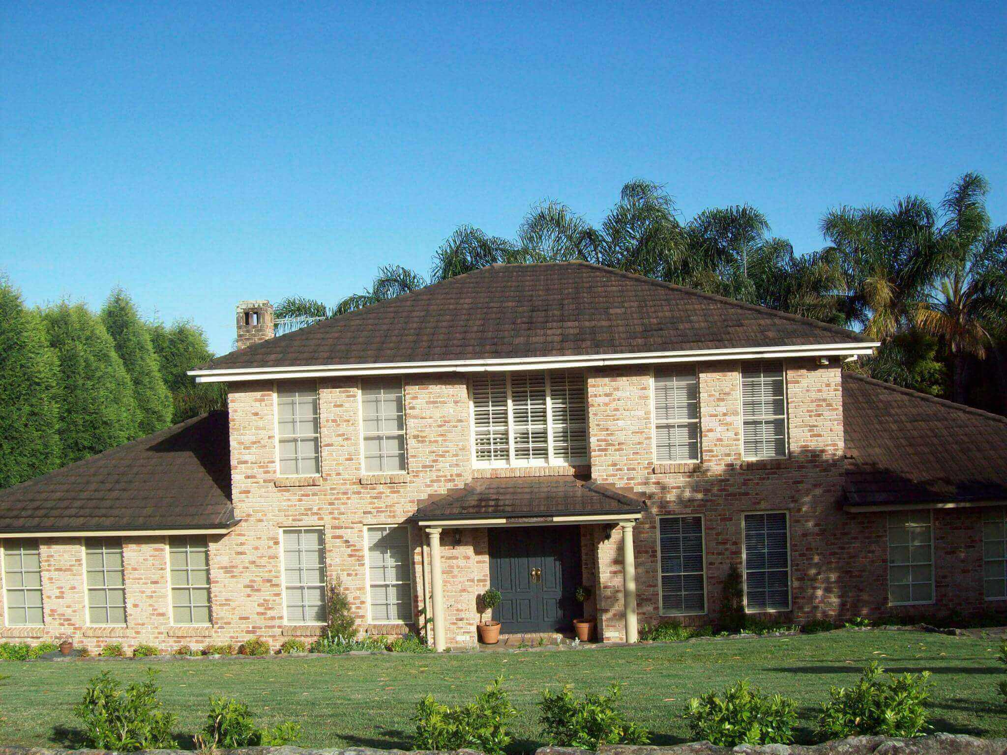 Roof before repair work