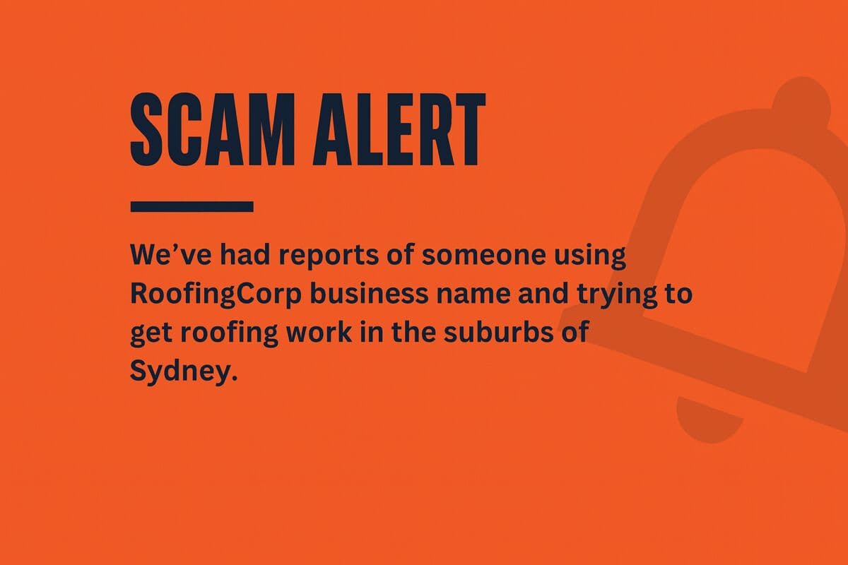 Scam Alert: Beware of People Impersonating RoofingCorp