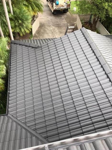 Restored roof
