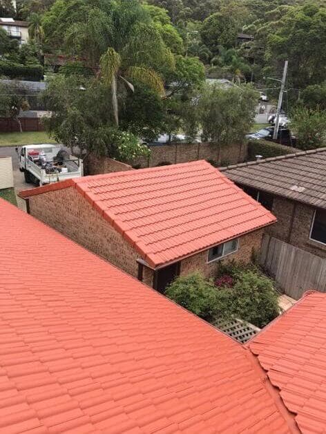 Roof restoration work