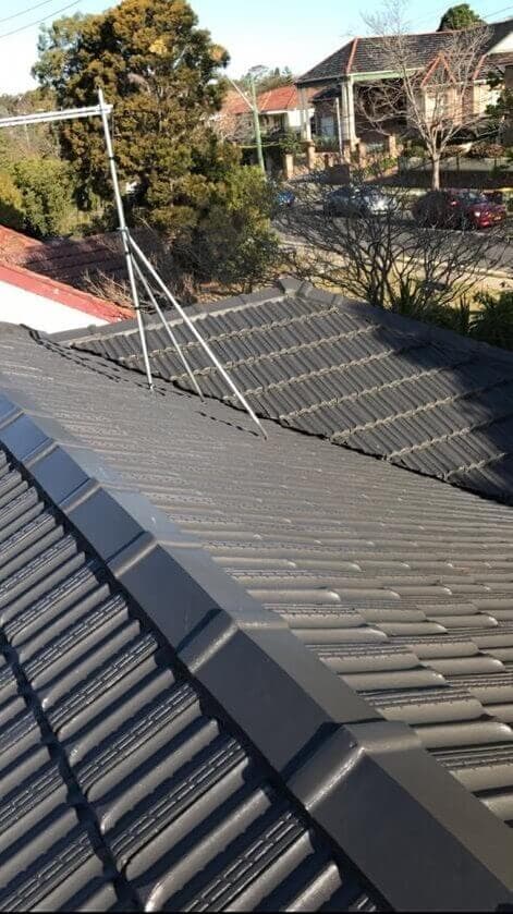 Ridge cap repointing